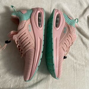 Pastel Pink & Mint Kids Air Sneakers // Soft Girl Aesthetic kids Shoes